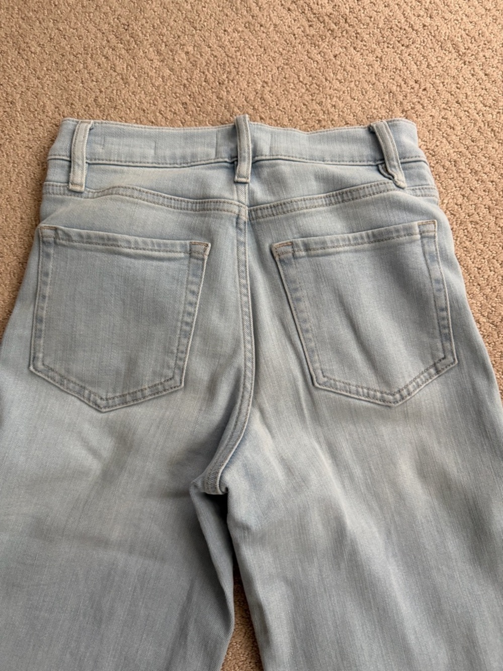 FRAME Petite Le Pixie Slim Palazzo Jeans - Picture 6 of 13